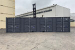 Contenedor de 40 pies cubo alto con puertas laterales
