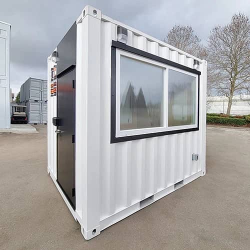 Contenedor de cafetería/bar de 10 pies Nuevo Blanco