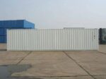 Contenedor marítimo blanco de 40 pies – nuevo