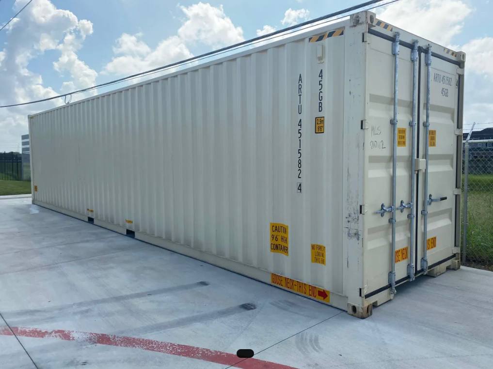 Contenedor marítimo de doble puerta de 40 pies hc