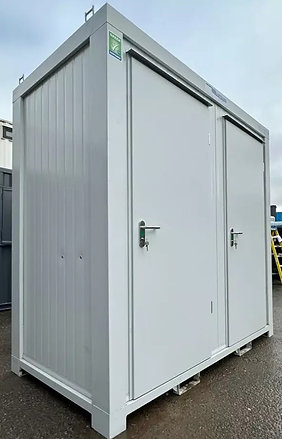 Bloque Sanitario Doble 2,4 × 1,5 m – WC + Urinario Separados, Aislado y Listo para Usar – Contenedores LUGER INDUSTRIAL (foto 2)