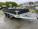 Remolque volquete trilateral Saris K3 406 x 204, 3500 kg, triple eje, con freno, ballestas - Imagen 5