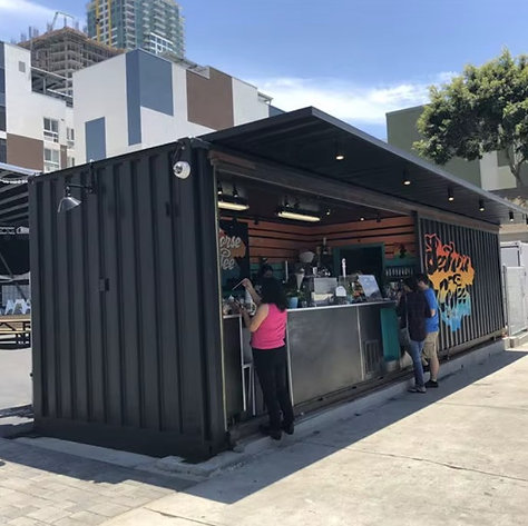 Contenedor Café‑Bar Móvil – Kiosco Prefabricado, Acero Resistente y 100 % Personalizable – Contenedores LUGER INDUSTRIAL (imagen 7)
