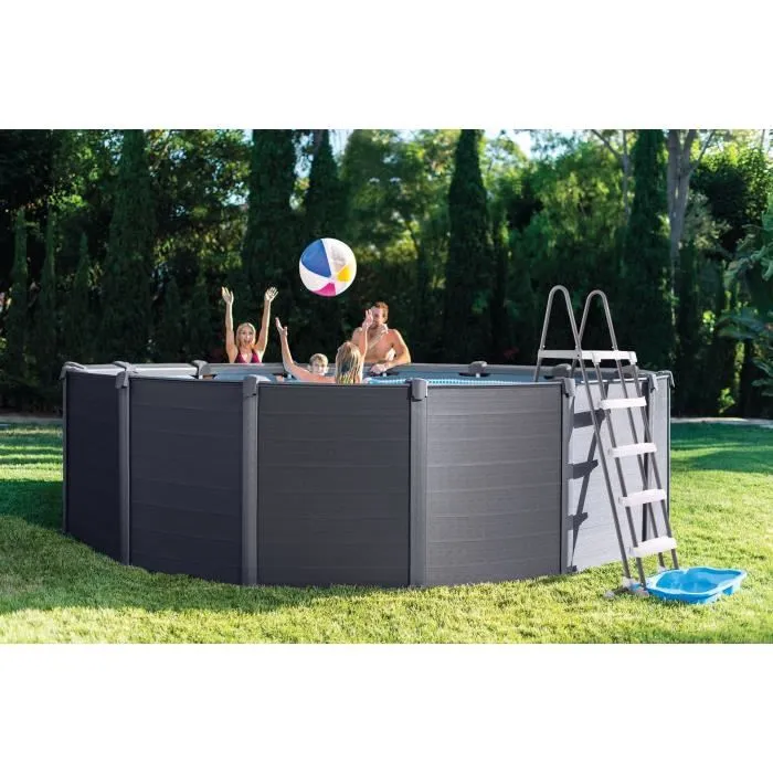 Kit de piscina de grafito de 4,78 x 1,24 m - Intex – Piscinas EURO COLVEN MODULAR (foto 6)