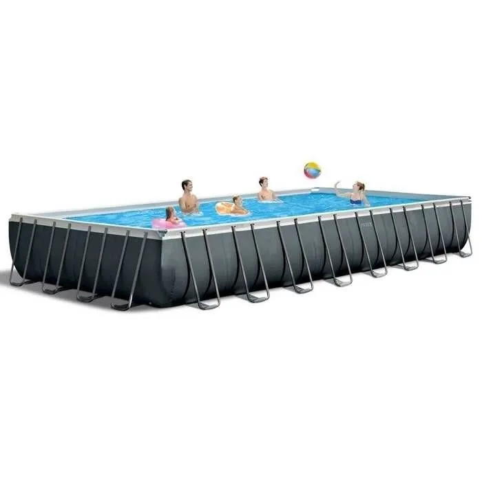 Kit de piscina desmontable tubular Intex Ultra XTR - 975 x 488 x 132 cm - Rectangular (Filtro de arena) + Limpiador de piscinas robótico Intex – Piscinas EURO COLVEN MODULAR (foto 6)
