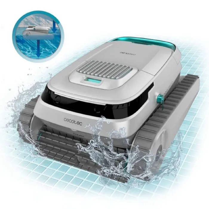 Limpiador robótico de piscinas Cecotec Conga Pooldroid 5000 TotalClean Pearl: limpia el fondo, las paredes y la línea de flotación. – Piscinas EURO COLVEN MODULAR (foto 4)