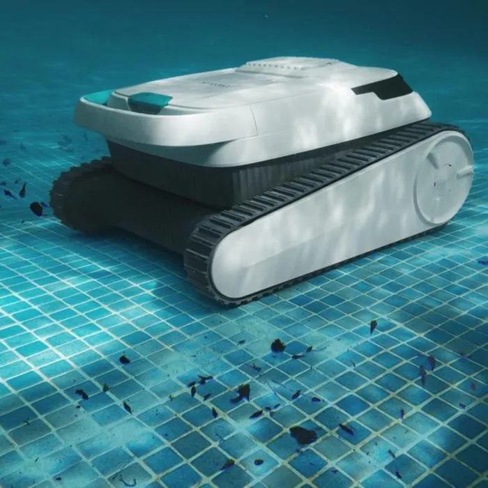 Limpiador robótico de piscinas Cecotec Conga Pooldroid 5000 TotalClean Pearl: limpia el fondo, las paredes y la línea de flotación. – Piscinas EURO COLVEN MODULAR (foto 5)