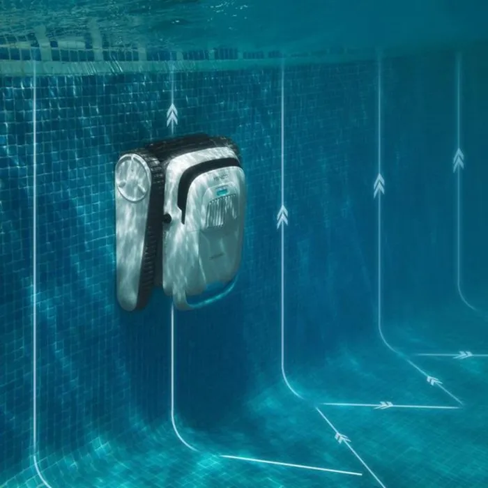 Limpiador robótico de piscinas Cecotec Conga Pooldroid 5000 TotalClean Pearl: limpia el fondo, las paredes y la línea de flotación. – Piscinas EURO COLVEN MODULAR (foto 6)