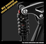 CMACEWHEEL AL26 MAX 500W*2 Motor Doble Bicicleta Eléctrica de Montaña 26" 816Wh EMTB Batería 48V 17Ah - Imagen 7