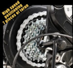 CMACEWHEEL AL26 MAX 500W*2 Motor Doble Bicicleta Eléctrica de Montaña 26" 816Wh EMTB Batería 48V 17Ah - Imagen 8