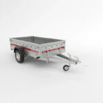 Remolque Temared PRAKTI 2312/R – 750 kg – Basculante, Transporte de Obras