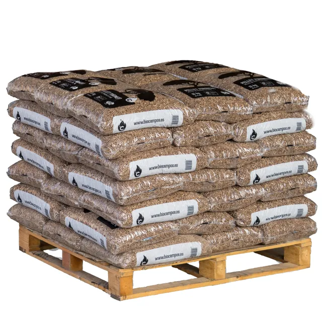 efxefefezdere Pellets de Madera de Pino Premium – Palet de 42 Sacos (630 kg total) - Imagen 1